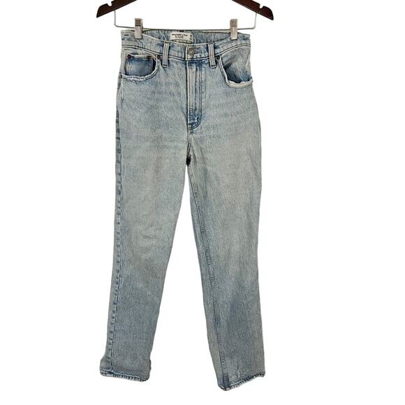 Abercrombie & Fitch Denim - Abercrombie & Fitch 90's Straight Ultra High Rise Jeans Women Size 26 2
